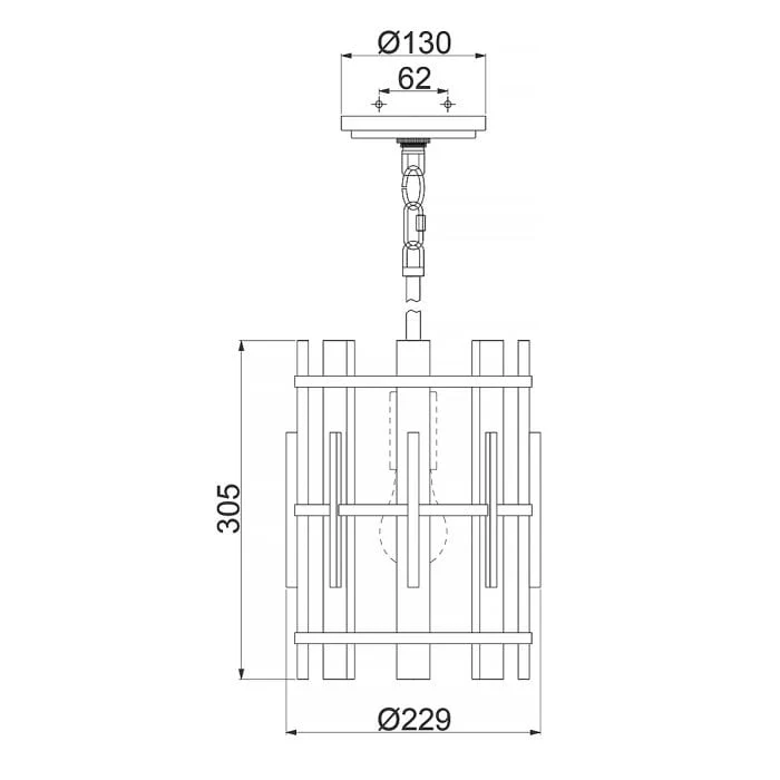 Petite Suspension Rustique