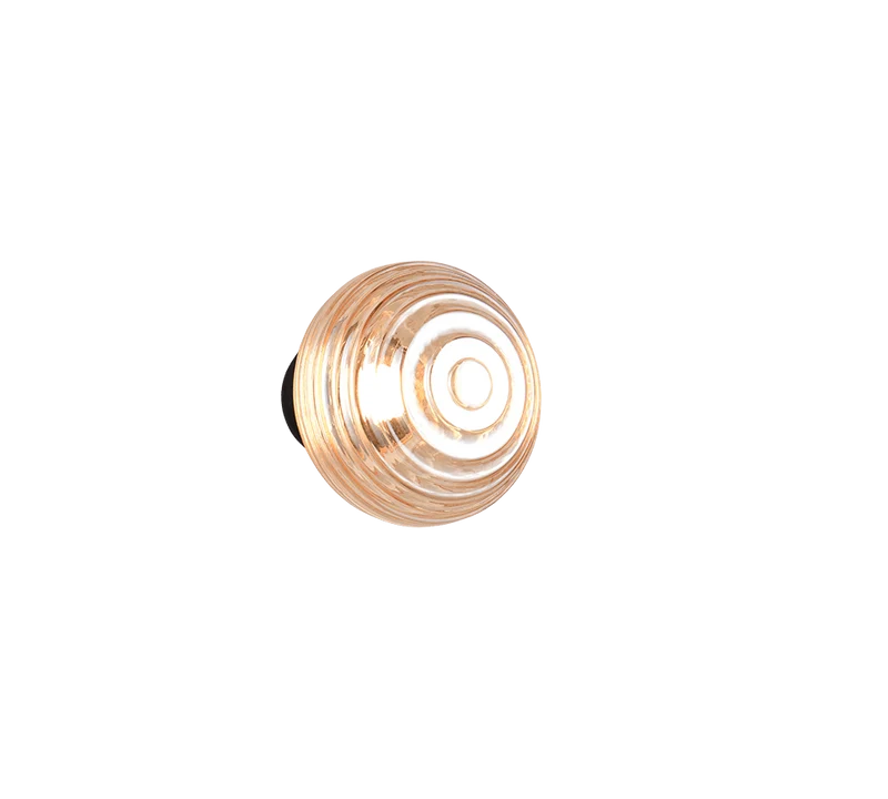 Lampe décorative murale bouton verre