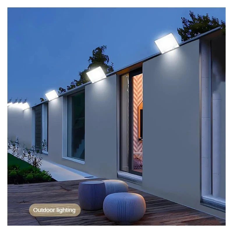 Rugged Led Flood Light Super Bright 50W 100W 200W Cool White 6500K Outdoor Wall Mounted Spotlight Ip66 Waterproof Patio Lawn Court Fixtures