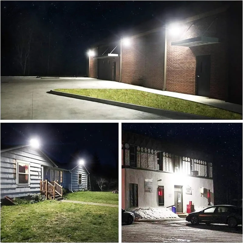 Built Tough Outdoor LED Flood Lights With Adjustable Bracket, Hella Bright Die Cast Aluminum Security Lamp For Yard Driveway And Garage, No Fuss Wall Or Ceiling Install, Rock Solid Weatherproof Design