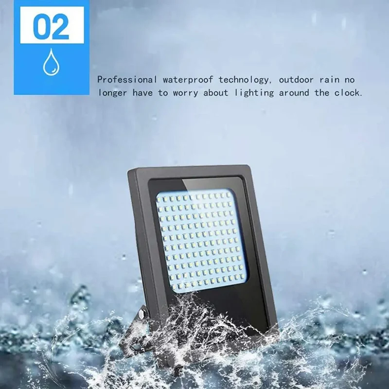 Hella Bright Solar Floodlight With 120 Led And 960 Lumens Supercharge Your Yard Nighttime Coverage Smooth Remote Setup Heavy Duty Weatherproof Design For Easy Garden Illumination Real Game Changer For Zero Hassle Lighting