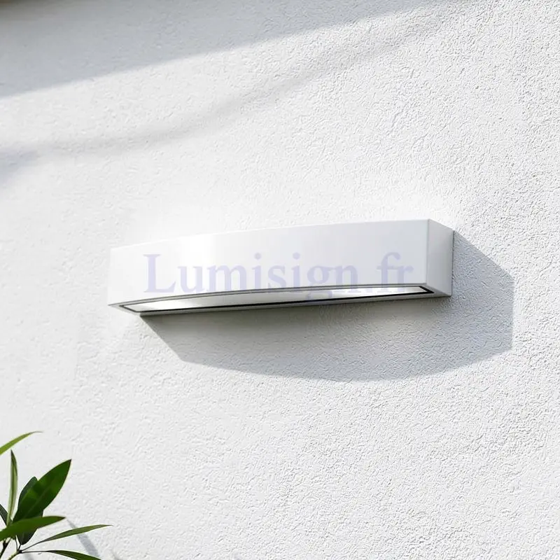Applique murale extérieure ANDROMEDA blanche LED - IP44