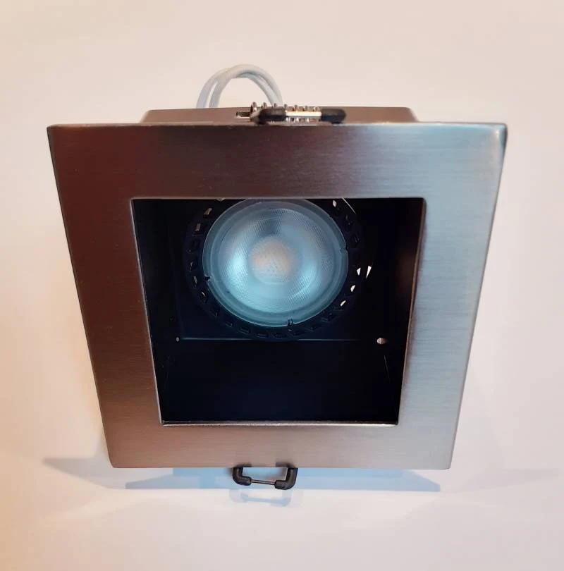 Spot encastrable basse luminance FUNKY nickel-mat
