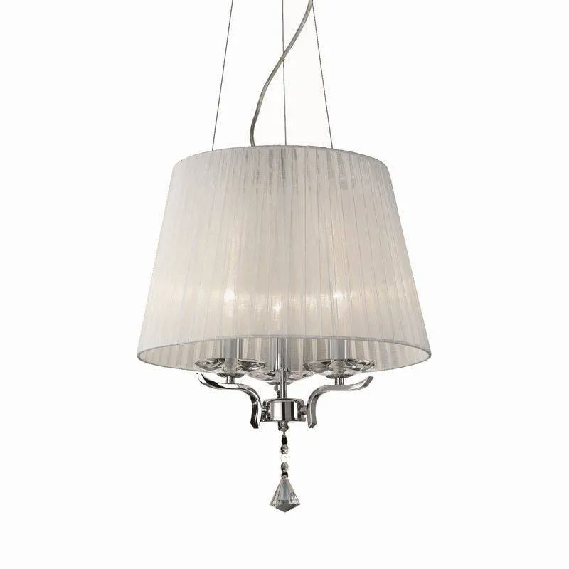 Suspension PEGASO abat-jour organdi