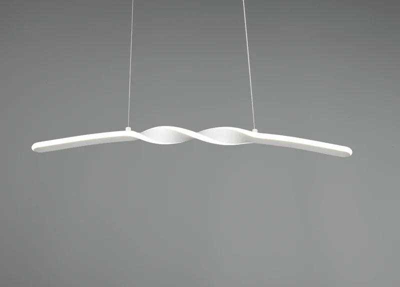 Suspension Blanche Arc Pour Table