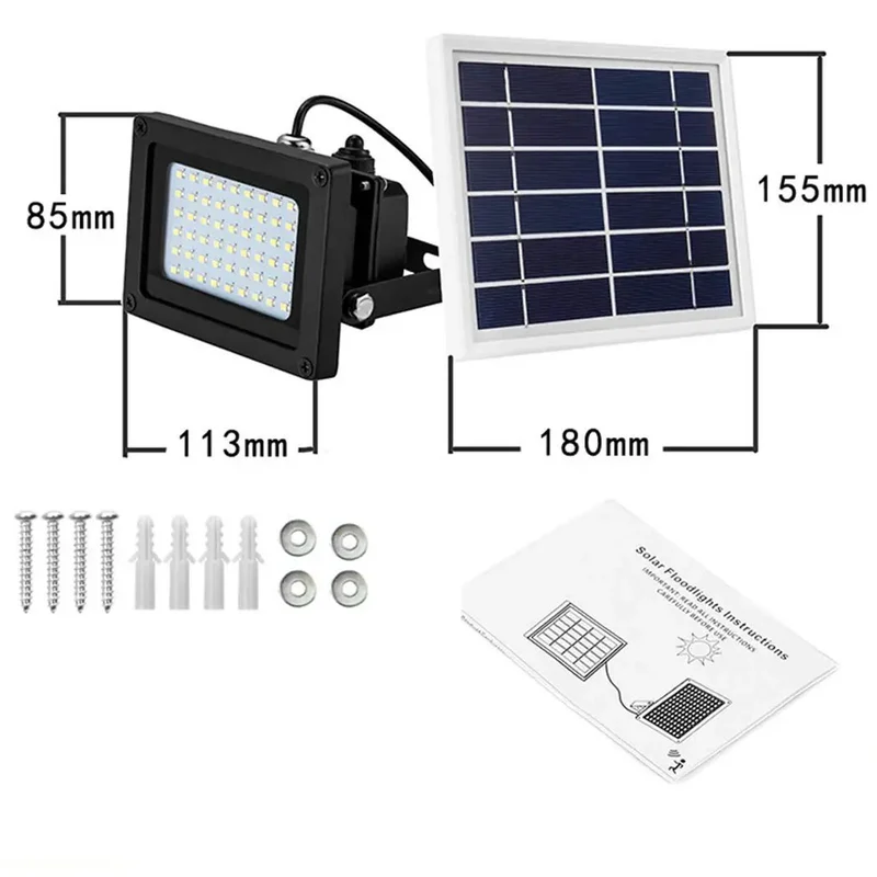 Hardcore Outdoor Solar Flood Lights With Auto Motion Trigger And IP65 Waterproof Build, Badass Led Security Spotlight For Yards And Barns, Hell Of A Long Runtime On One Charge