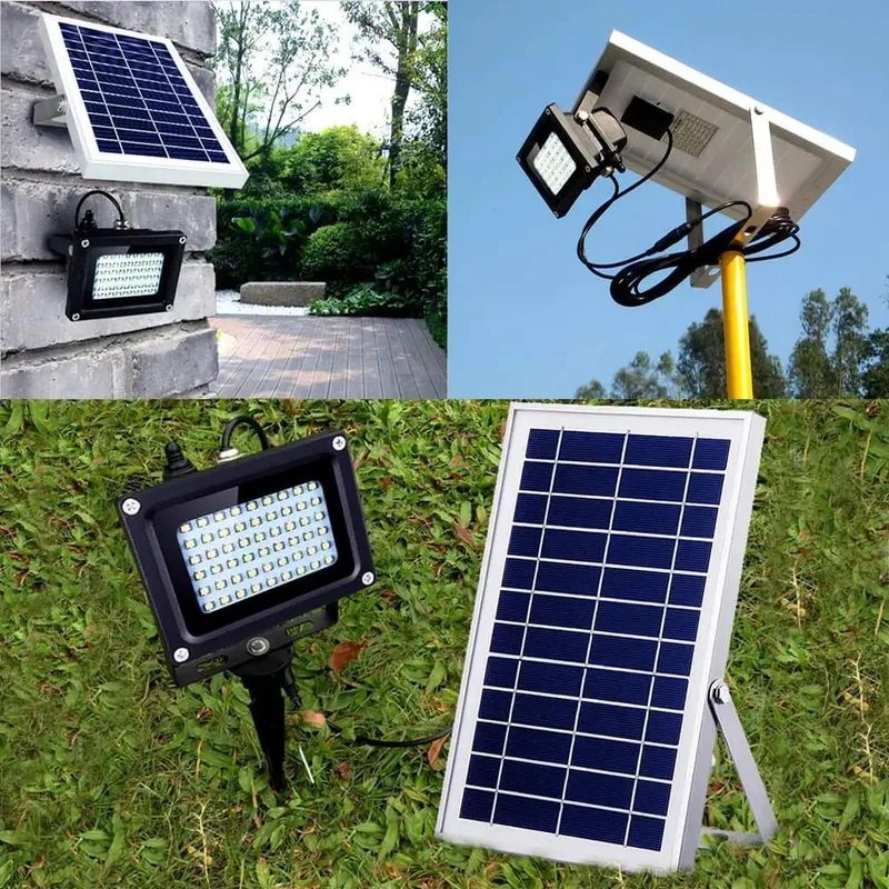 Hardcore Outdoor Solar Flood Lights With Auto Motion Trigger And IP65 Waterproof Build, Badass Led Security Spotlight For Yards And Barns, Hell Of A Long Runtime On One Charge