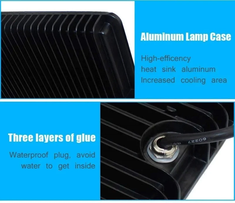 Heavy Duty Solar Flood Lights 100W LED Wall Lamp Featuring IP66 Weatherproof Construction And Hella Bright 8800 Lumen Spread For Backyards Patios And Driveways