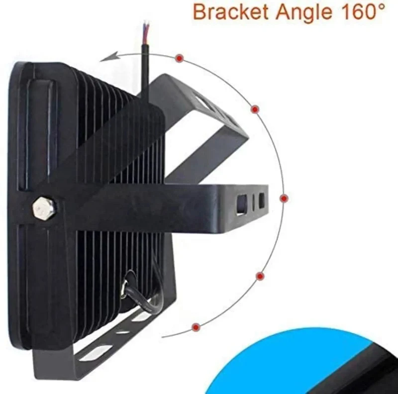Heavy Duty Solar Flood Lights 100W LED Wall Lamp Featuring IP66 Weatherproof Construction And Hella Bright 8800 Lumen Spread For Backyards Patios And Driveways