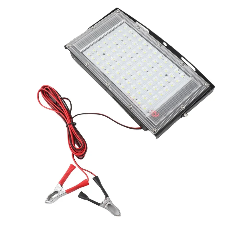 Hella Durable 100W LED Floodlight Panel With IP66 Weatherproof Housing For Campsites Driveway Tasks And Emergency Backup Lighting That Truly Gets Things Done