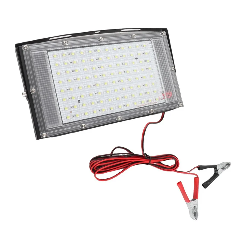 Hella Durable 100W LED Floodlight Panel With IP66 Weatherproof Housing For Campsites Driveway Tasks And Emergency Backup Lighting That Truly Gets Things Done