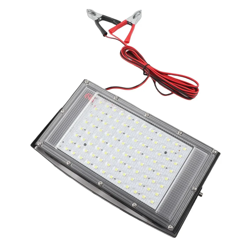 Hella Durable 100W LED Floodlight Panel With IP66 Weatherproof Housing For Campsites Driveway Tasks And Emergency Backup Lighting That Truly Gets Things Done