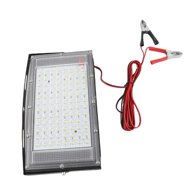 Hella Durable 100W LED Floodlight Panel With IP66 Weatherproof Housing For Campsites Driveway Tasks And Emergency Backup Lighting That Truly Gets Things Done