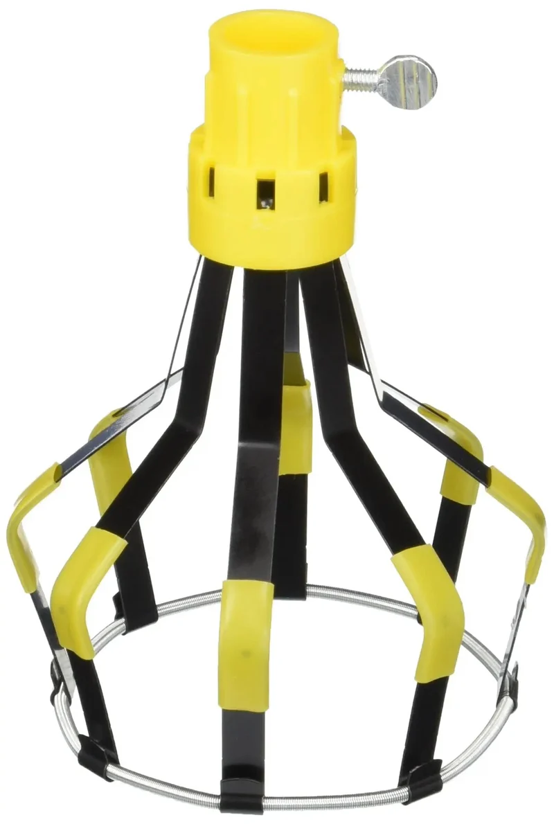 Heavy Duty Rugged Grip For Hassle Free Changing Of Floodlight Bulbs With Extended Reach Pole Ideal For Outdoor Tactical Work Pack Of Six Solid Yellow Handles Built Tough In Usa For Smooth Socket Access And Safe Maintenance Without Any Sweat