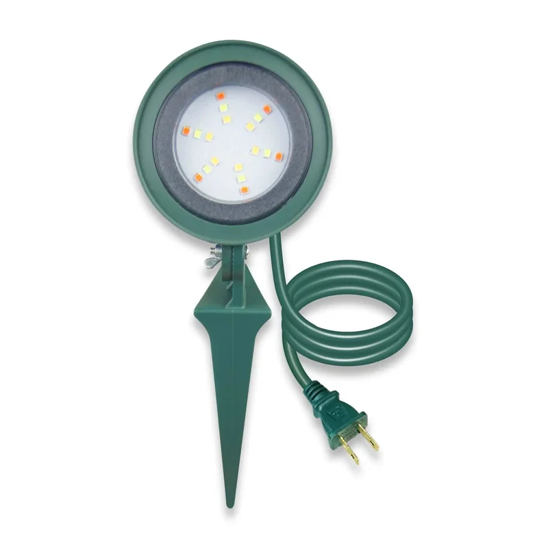 Kick Up Your Front Yard Curb Appeal With This Solid Waterproof Outdoor Christmas Floodlight Adjustable Holiday Garden Stake Lamp Total Backyard Glow Up Easy Plug Play Setup Ul Rated 4 Watt Bulb On Four Foot Cord