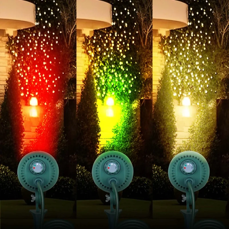 Kick Up Your Front Yard Curb Appeal With This Solid Waterproof Outdoor Christmas Floodlight Adjustable Holiday Garden Stake Lamp Total Backyard Glow Up Easy Plug Play Setup Ul Rated 4 Watt Bulb On Four Foot Cord