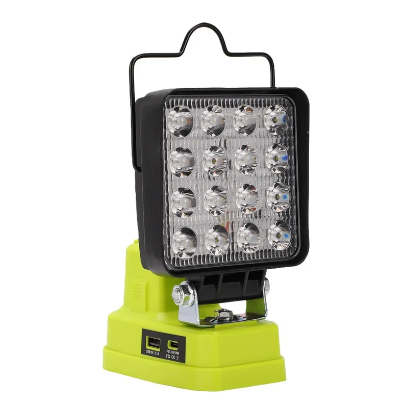 Heavy Duty Cordless Led Work Light Delivers Knockout 6000 Lumens Output With A 360 Degree Swivel Head. Built Tough For Hard Jobs, Plays Nice With 18V Batteries, And Keeps You Moving All Day Long.
