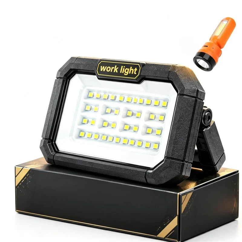 Rugged Portable Solar Led Flood Light Packin Four Bright Modes And Multi Color Glow Boasts A Heavy Duty Magnetic Mount Plus Usb Dual Charging For Campground Nights Job Sites And Weekend Trail Runs