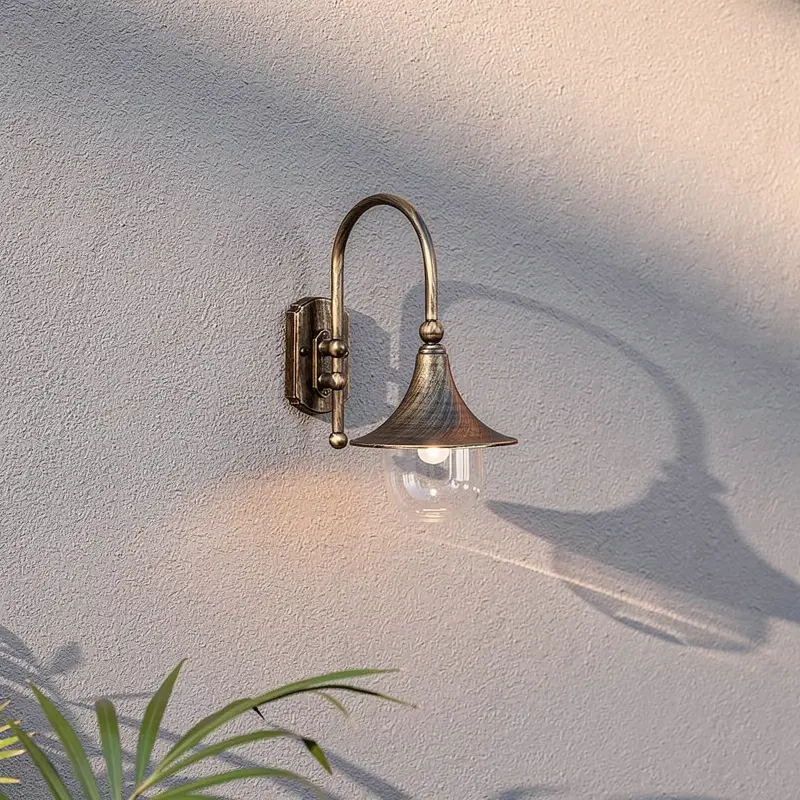 Applique murale extérieure CIMA or vieilli | Luminaire Lumisign