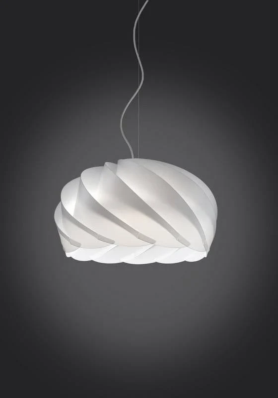 Suspension polilux HALF Ø 26, 42 ou 55 cm blanche