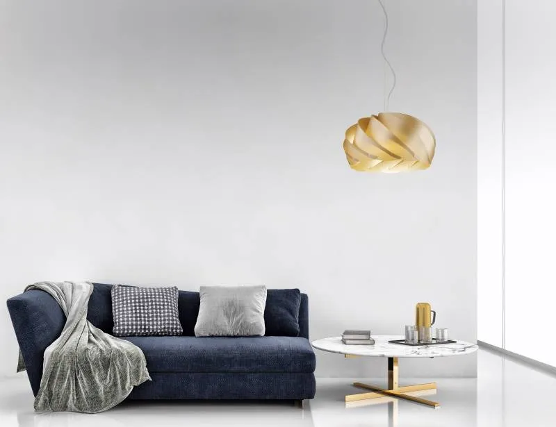 Suspension polilux HALF Ø 26, 42 ou 55 cm or