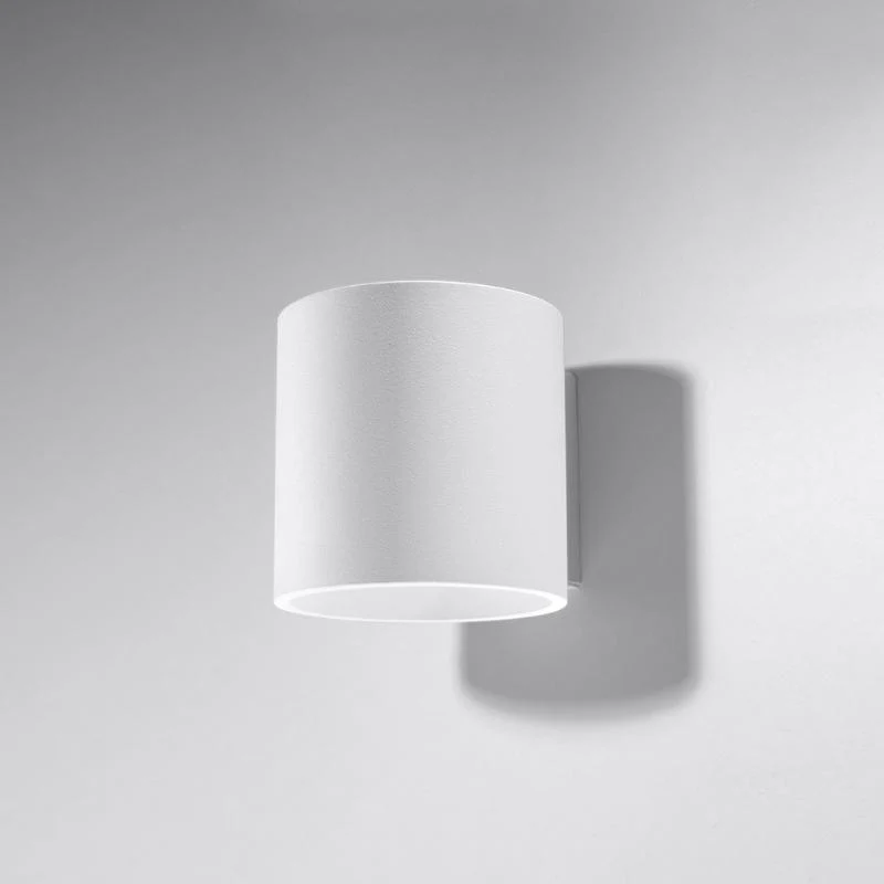 Applique Murale Cylindre Blanc pour Ampoule G9