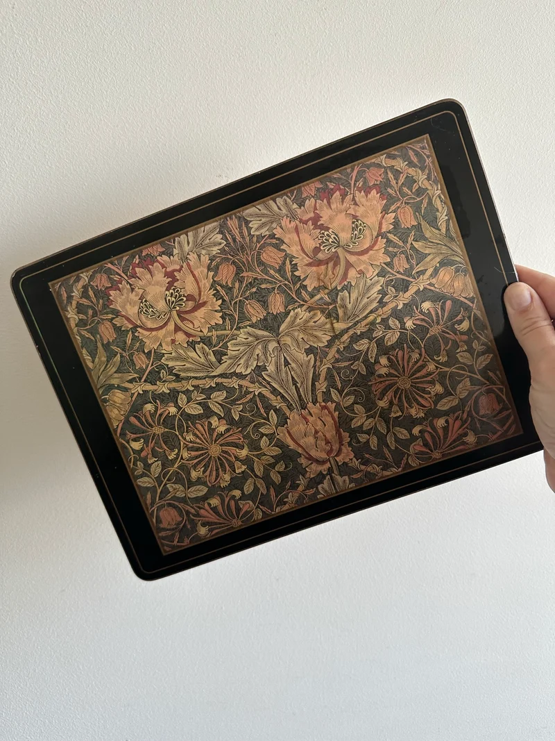 Dessous de plat en liège motifs fleurs Made in England Pimpernel