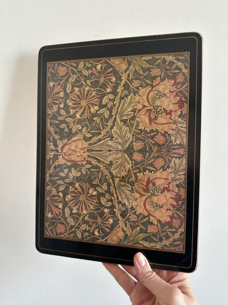 Dessous de plat en liège motifs fleurs Made in England Pimpernel