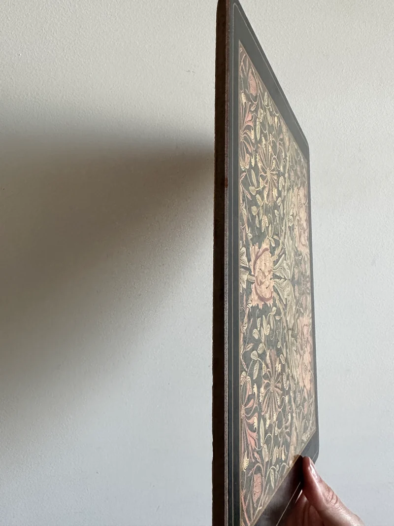 Dessous de plat en liège motifs fleurs Made in England Pimpernel