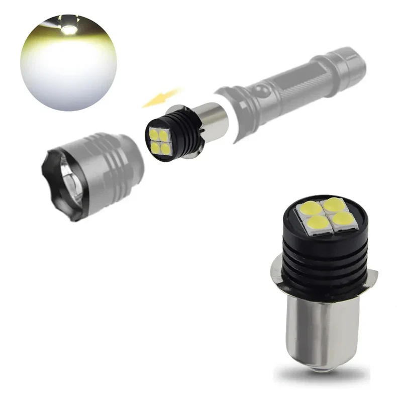 Ampoule LED P13,5S 4.5V pour lampe de poche Maglite