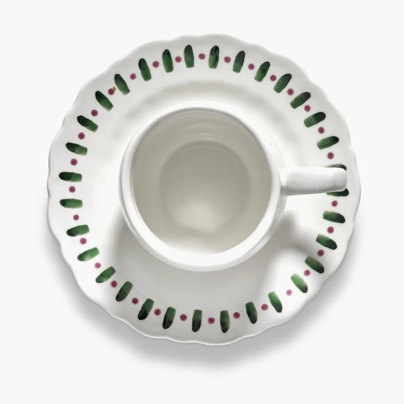 Serax Charly Cappuccino Cup with Saucer