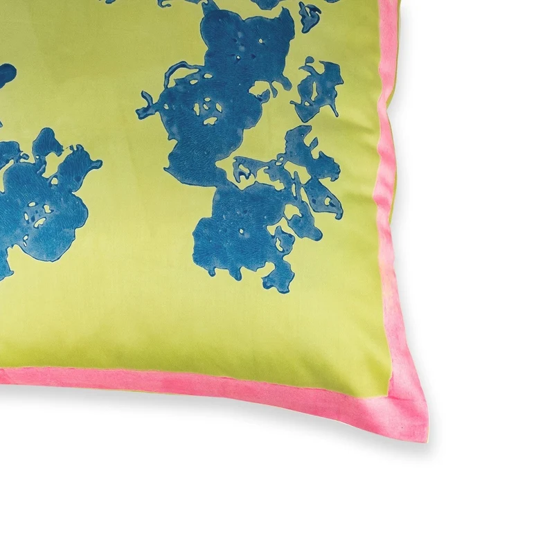 Stories of Italy Mint & Blue Cushion