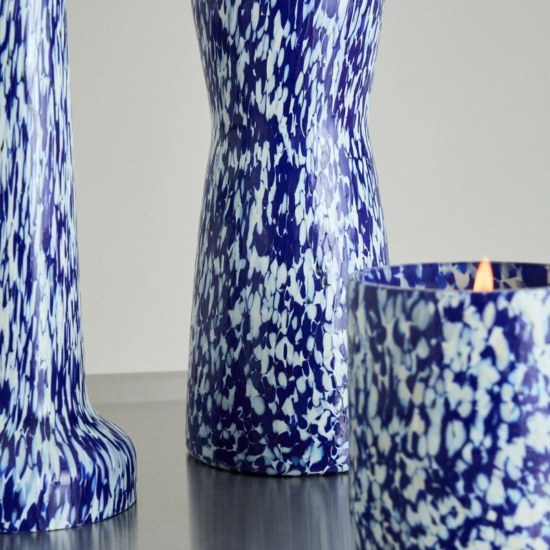 Stories of Italy Blue & Ivory Carafe
