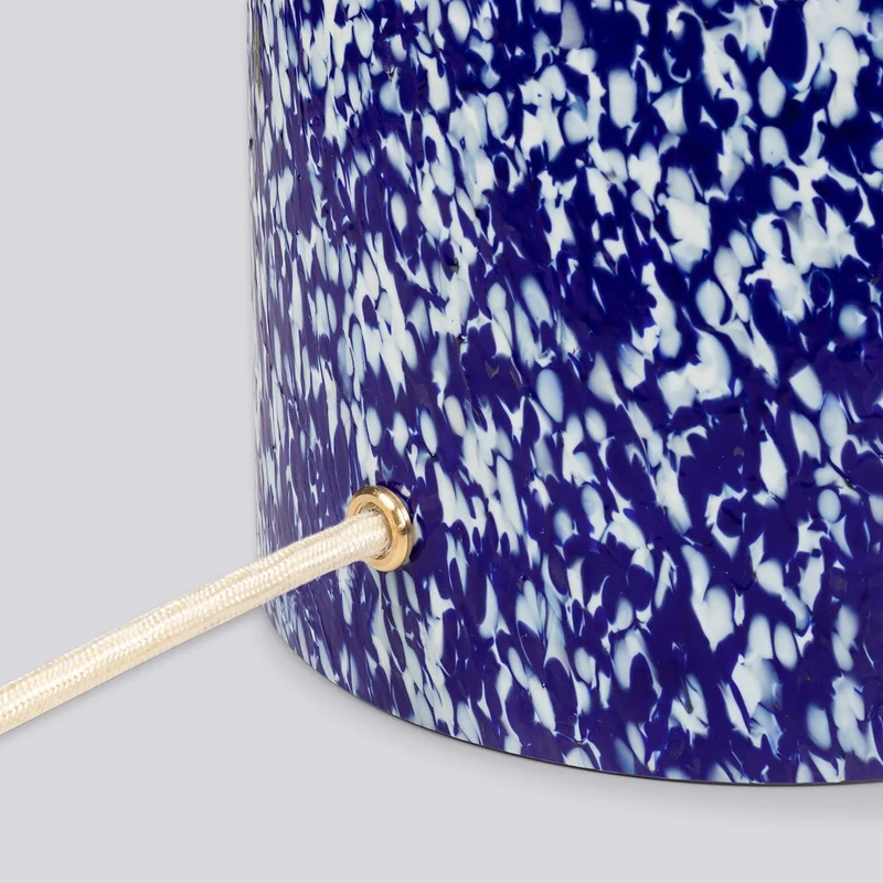 Stories of Italy Blue & Ivory Pillar Lamp