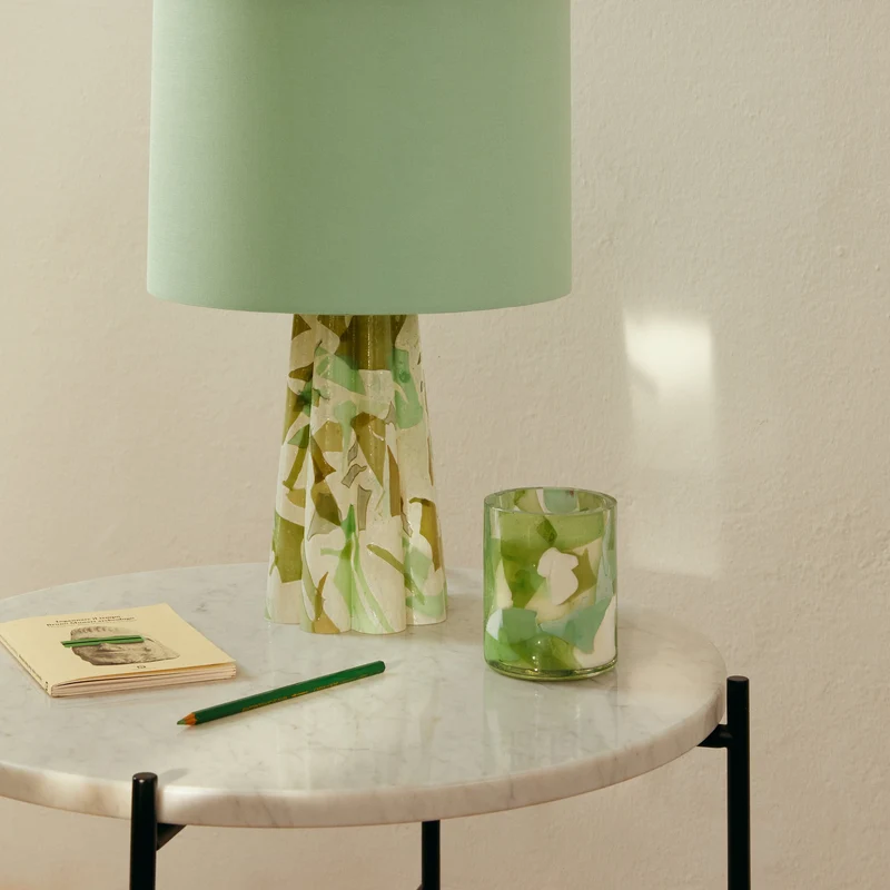 Stories of Italy Green Bucket Lamp
