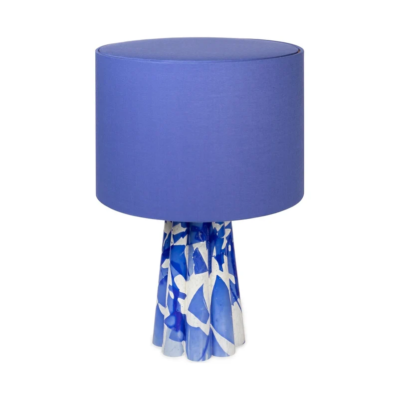 Stories of Italy Blue Bucket Lamp