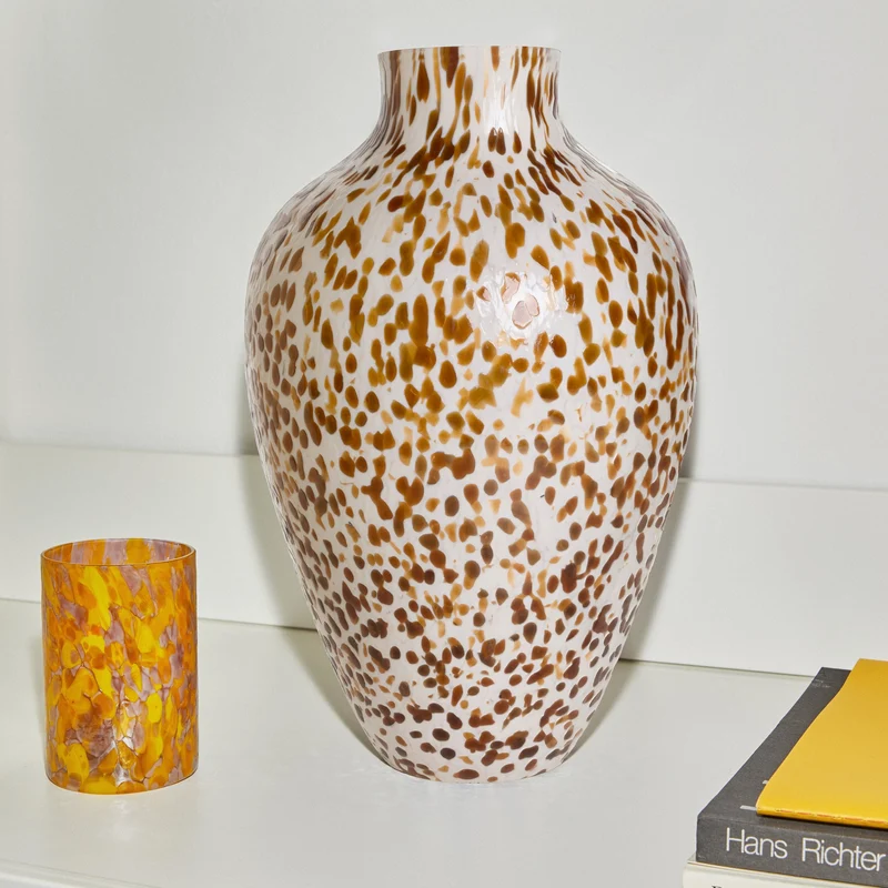 Stories of Italy Ivory & Amber Olla Tall Vase