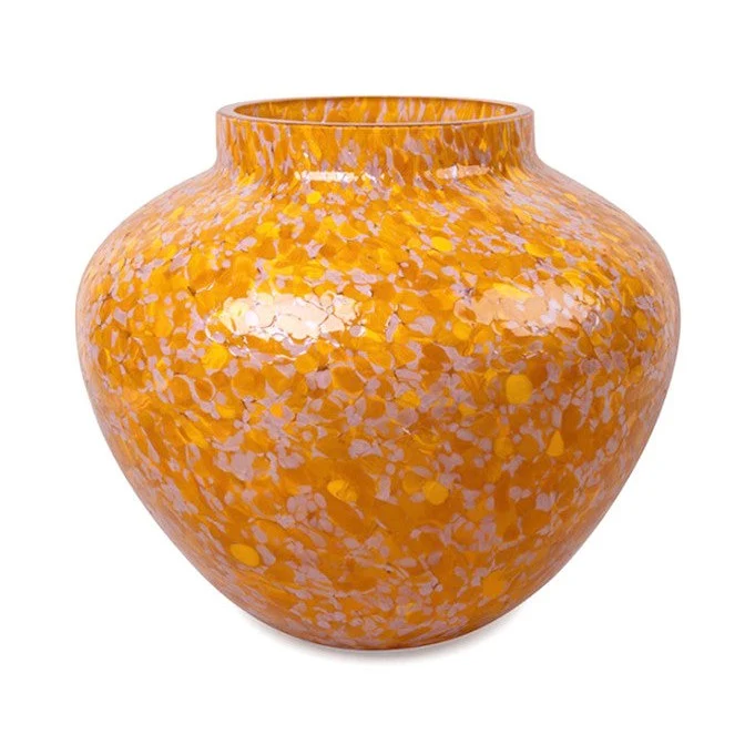 Stories of Italy Mustard & Violet Olla Large Vase