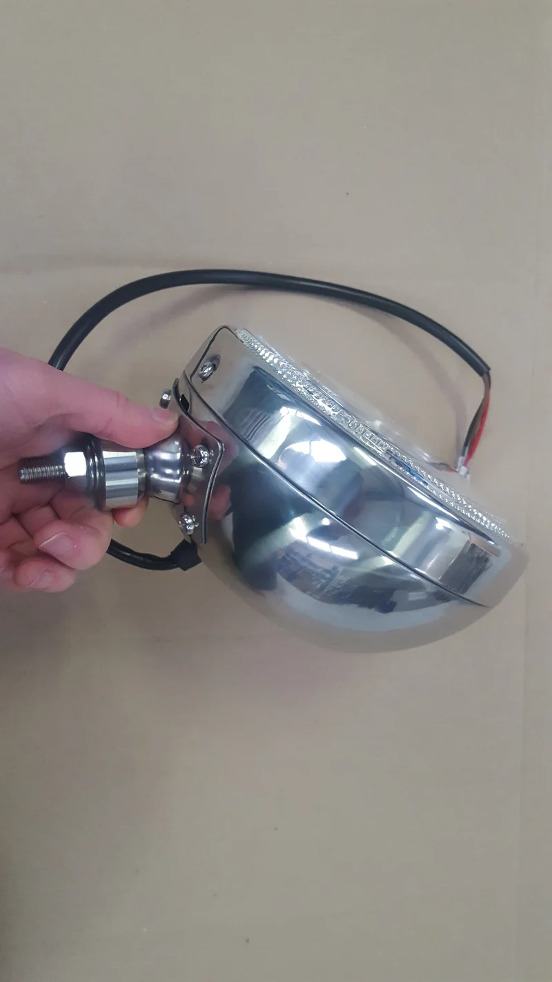 Lampe Spot en Acier Inoxydable avec Anneau LED Angel Eye Halo / 12V