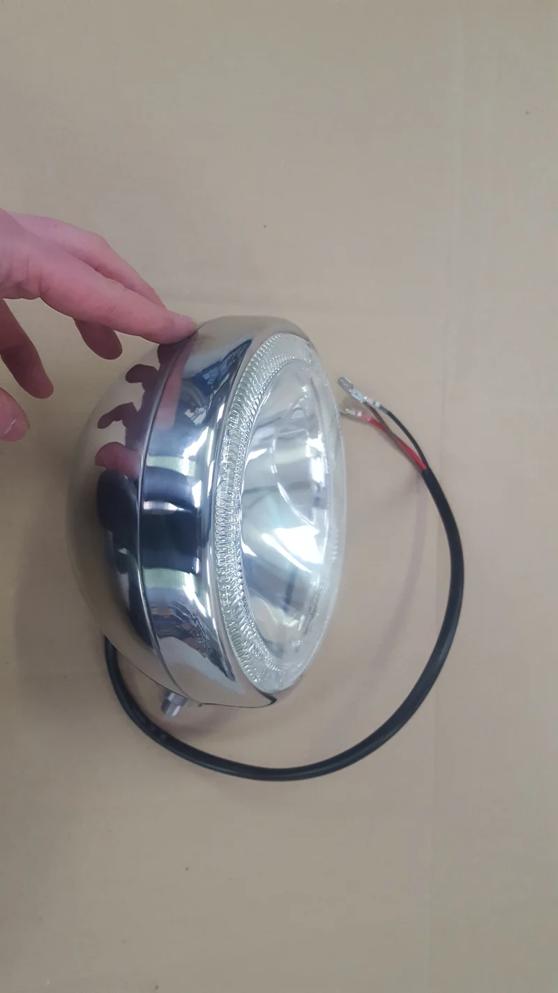 Lampe Spot en Acier Inoxydable avec Anneau LED Angel Eye Halo / 12V