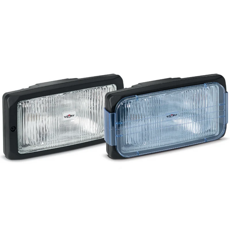 Feu antibrouillard rectangulaire SIM 3225 / Couvercle bleu inclus