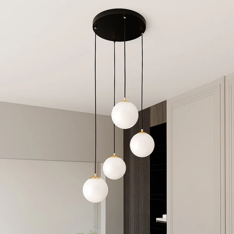 Suspension Verre Blanc