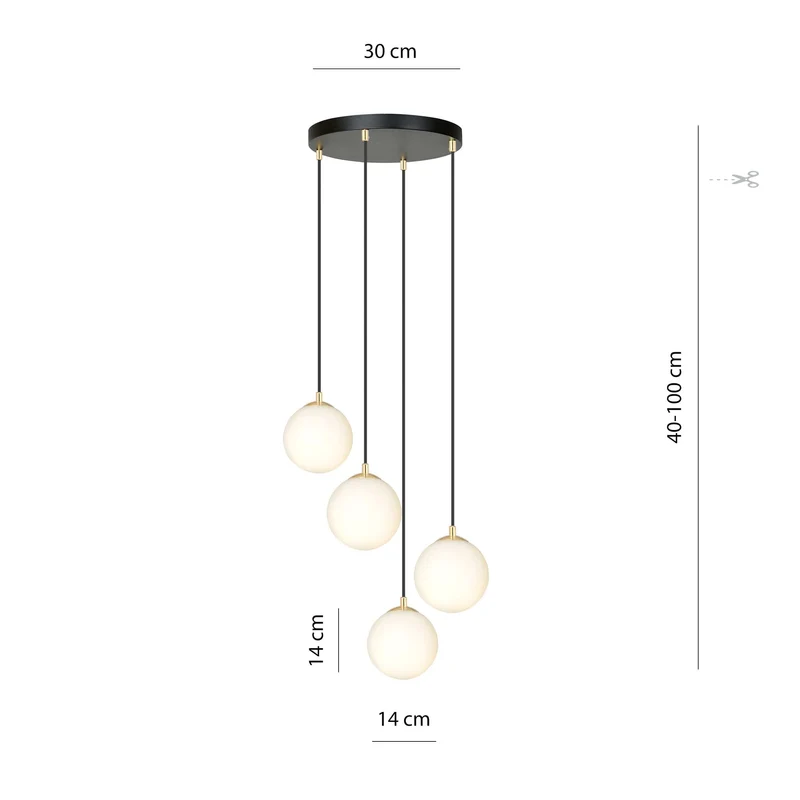 Suspension Verre Blanc
