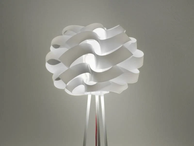Lampadaire trépied polilux CLOUD blanc