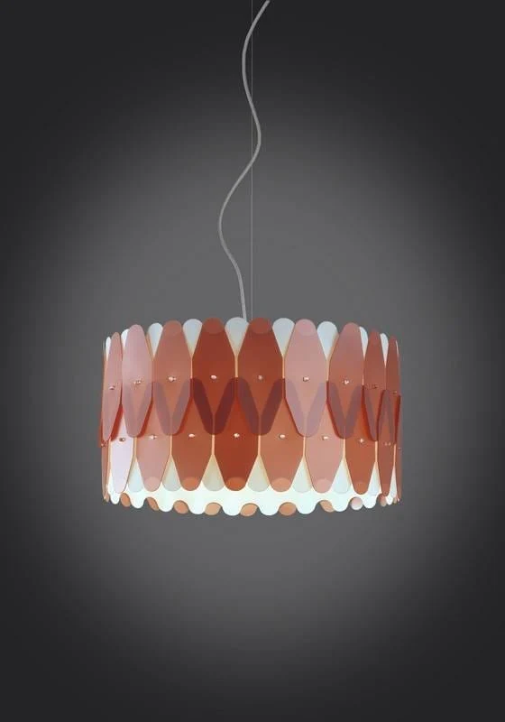 Suspension polilux AMANDA cuivre