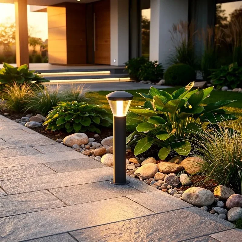 Borne lumineuse SHELBY-625 : borne LED IP65 pour éclairage extérieur du jardin