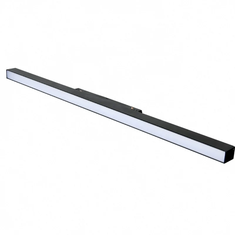 Profilé LED sur Rail Magnétique 48V 20W Dimmable Noir