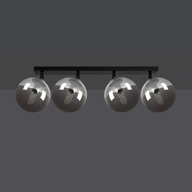 Plafonnier Boule Noir