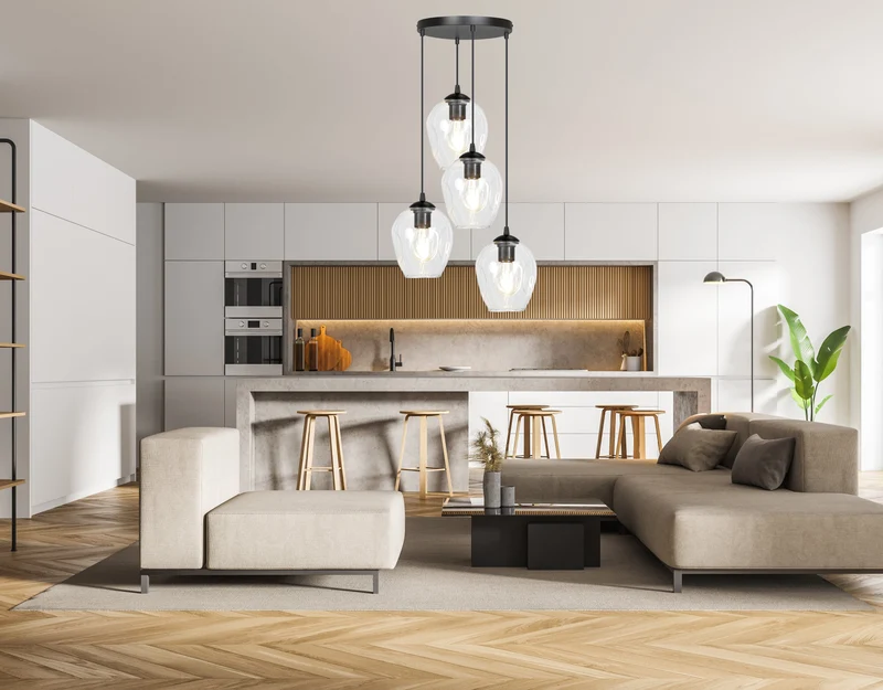 Lustre Suspension Rustique
