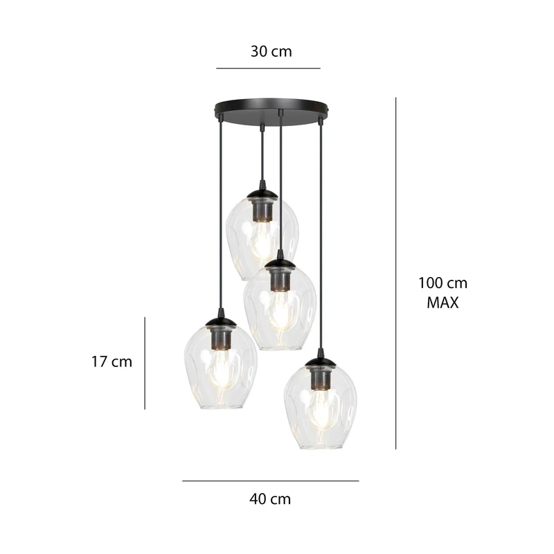 Lustre Suspension Rustique